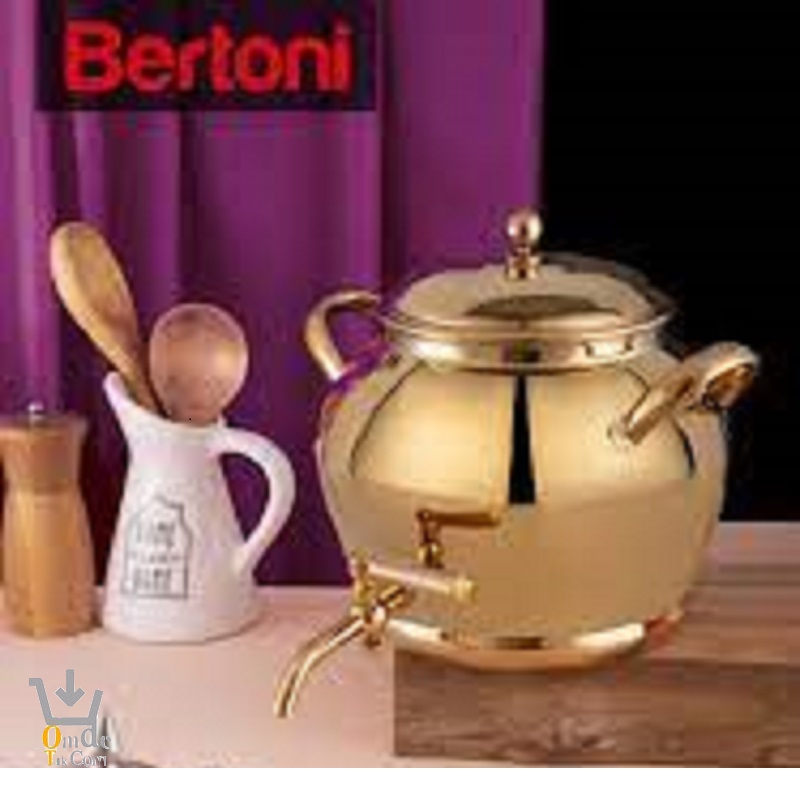 کتری شیردار 6 لیتری طلایی Bertoni