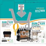 بخاری برقی 1300 وات sunnlux EH-1300SF سان لوکس